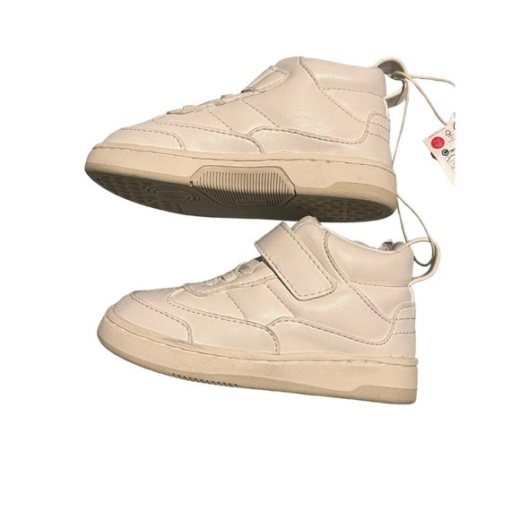 (SOLD)Zara Boys Kids Classic Sneaker High Top White Tops Athletic Shoes8 Baby - Picture 2 of 7